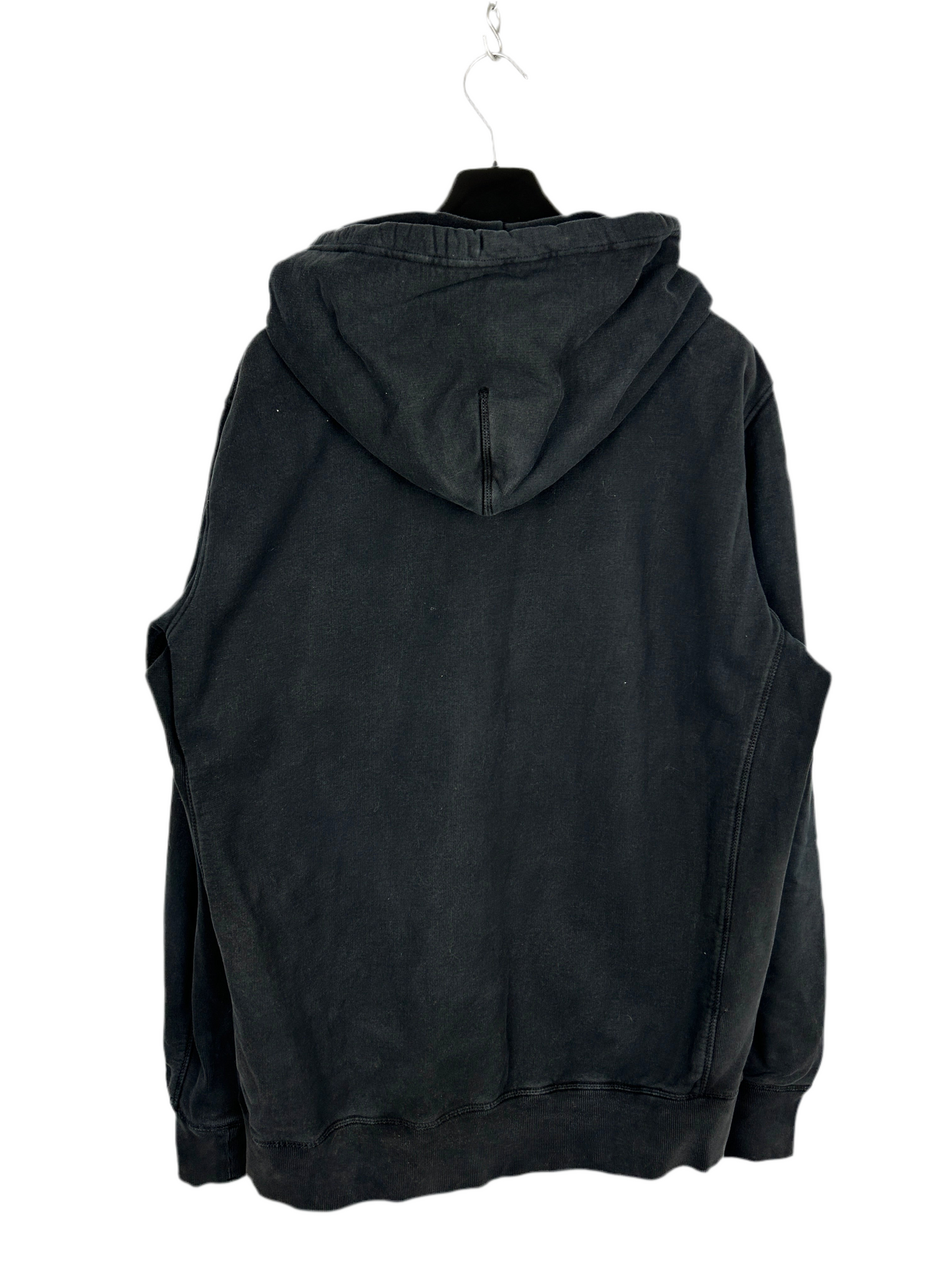 Felpa nera con zip e cappuccio Stone Island - Taglia XXXL