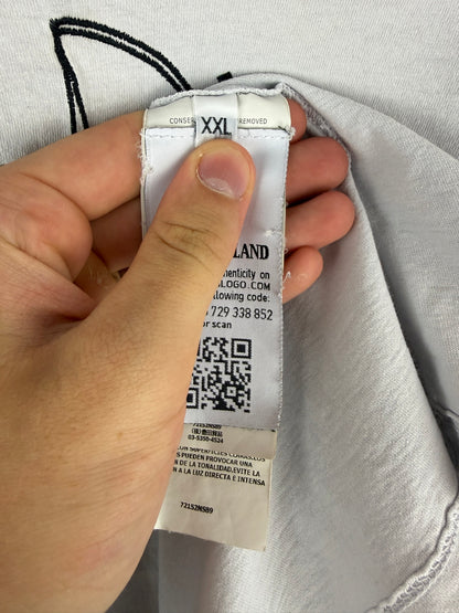 T-shirt grigia con stampa Stone Island - Taglia XXL