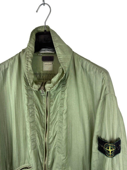 Giacca verde in Nylon Vintage 1988 Stone Island - Taglia M