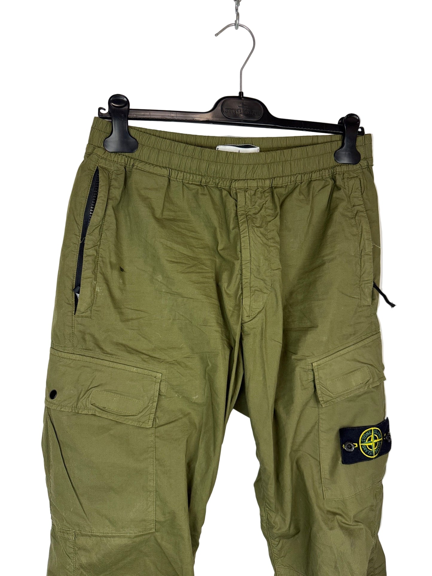 Pantaloni cargo verdi Stone Island - Taglia W31