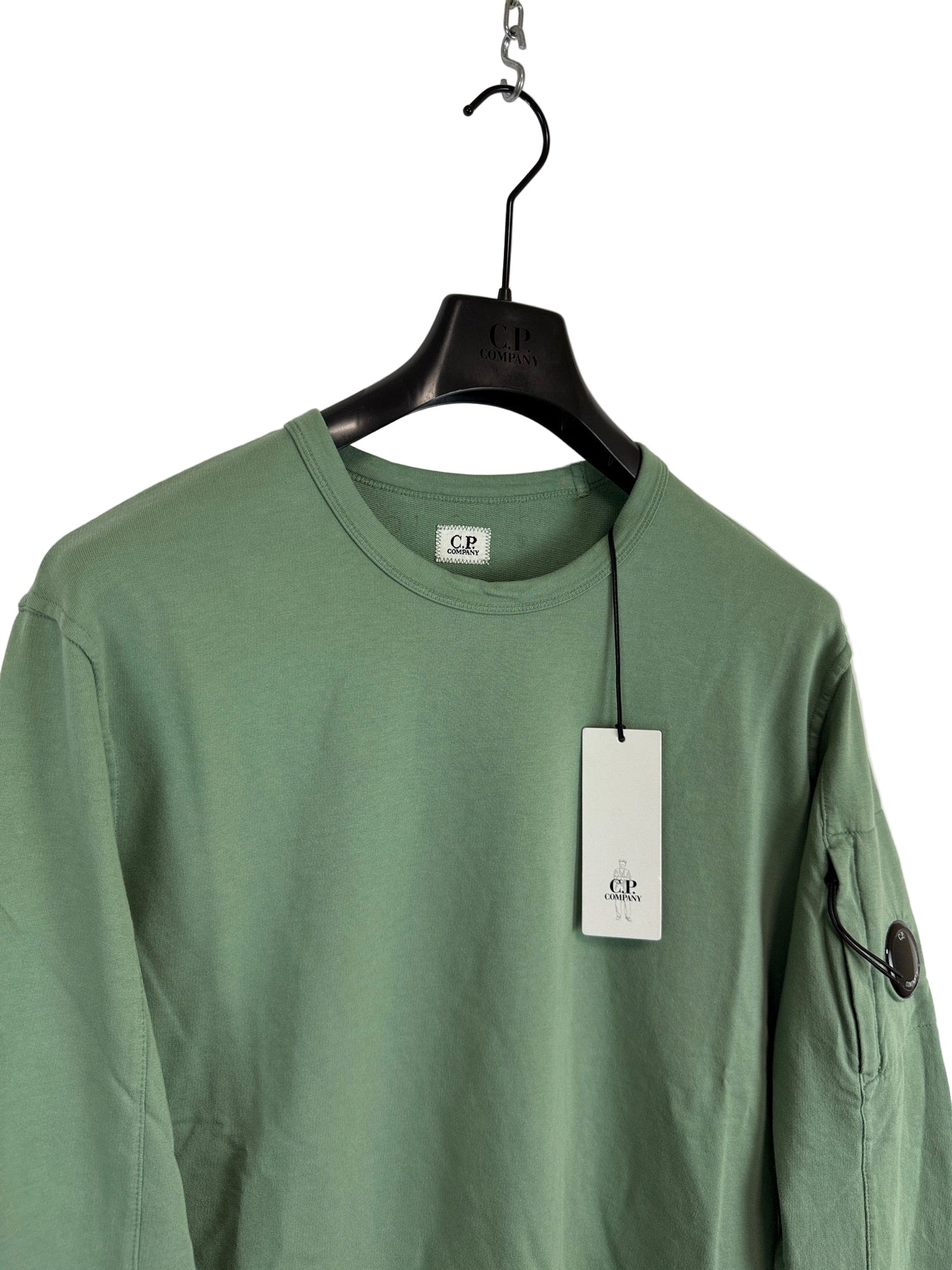 Felpa verde C.P. Company (nuova con cartellino) - Taglia L
