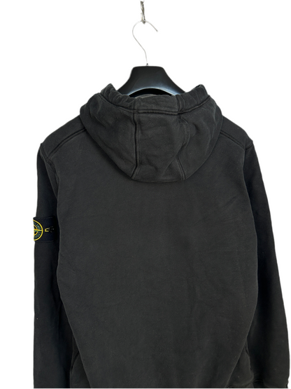 Felpa nera con cappuccio Stone Island - Taglia S