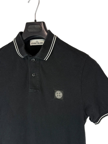 Polo nera Stone Island - Taglia M