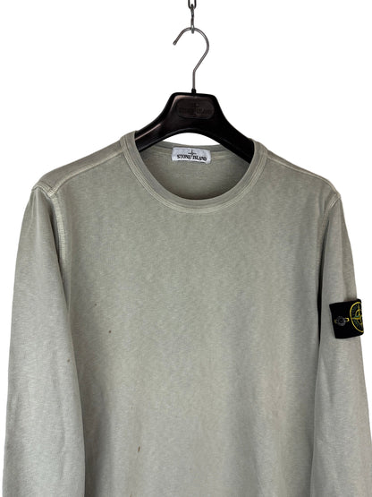 Felpa verde salvia Stone Island - Taglia M
