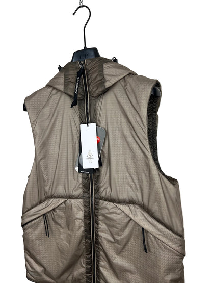 Giacca smanicato Goggle Nada Shell con chiusura a zip C.P. Company (nuova con cartellino) - Taglia S