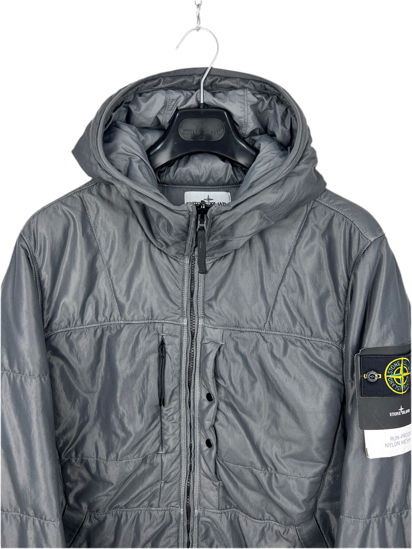 Giacca grigia Run-Proof Nylon Mesh-TC Capo Campionario Stone Island nuova - Taglia L