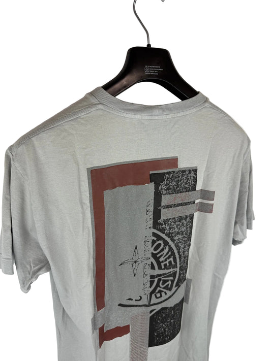 T-shirt grigia Stone Island - Taglia L