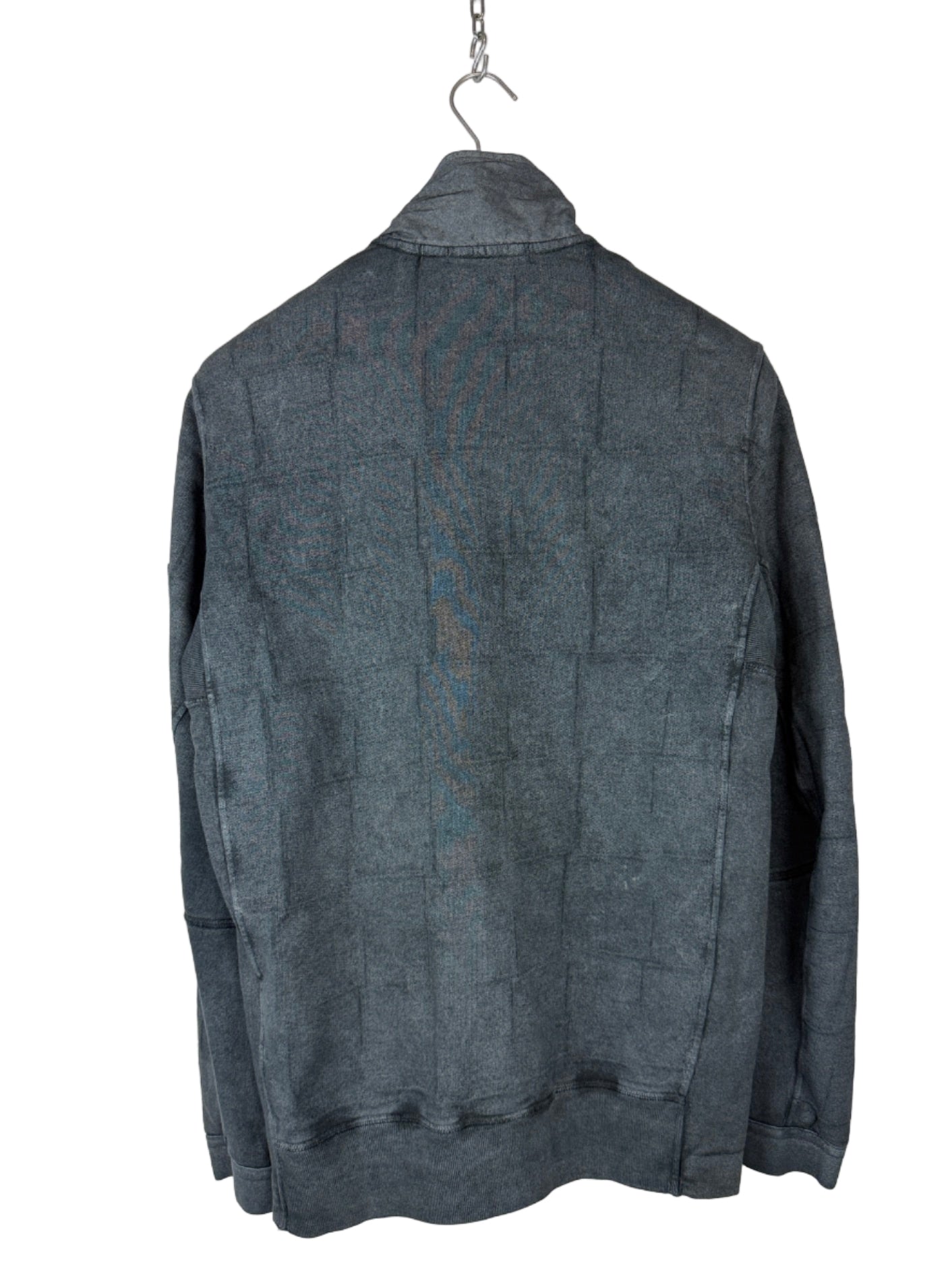 Cardigan grigio con trattamento Dust Colour Stone Island - Taglia L