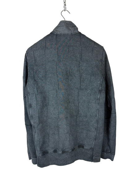 Cardigan grigio con trattamento Dust Colour Stone Island - Taglia L