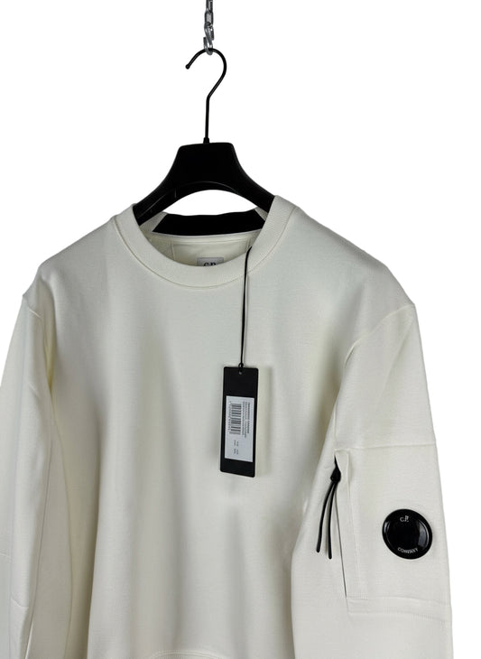 Felpa bianca C.P. Company (nuova con cartellino) - Taglia XXL