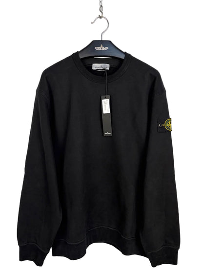 Felpa nera Stone Island (nuova con cartellino) - Taglia L