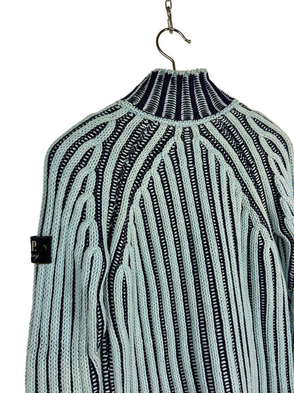 Maglione azzurro con zip C.P. Company - Taglia Junior (10 anni, 140cm)