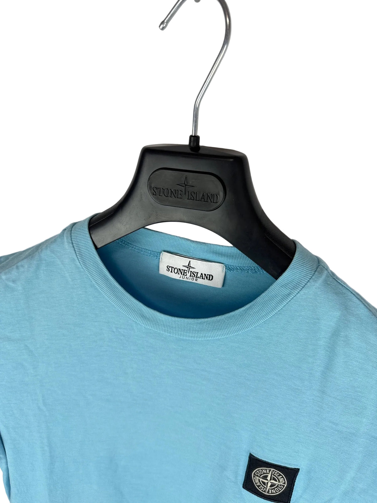 T-shirt azzurra Stone Island - Taglia Junior (12 anni, 156cm) - foto 4