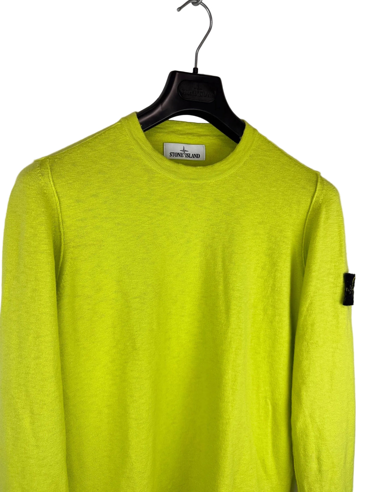 Maglione giallo lime Stone Island - Taglia S