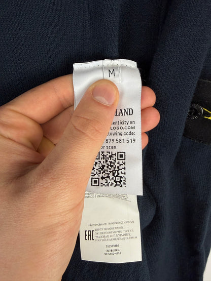 Maglione blu navy con cappuccio Stone Island - Taglia M