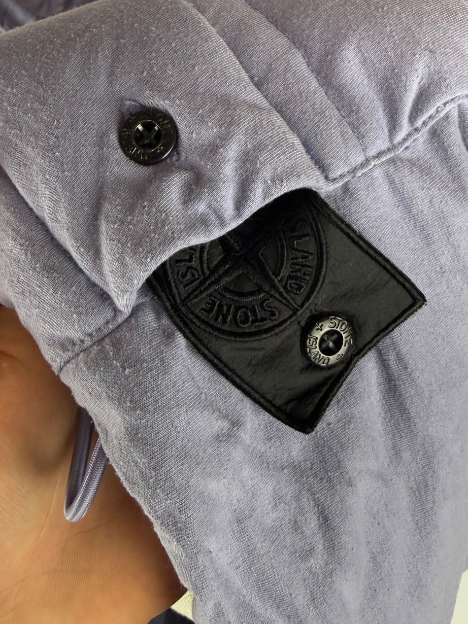 Giacca smanicato viola Shadow Project Stone Island - Taglia L
