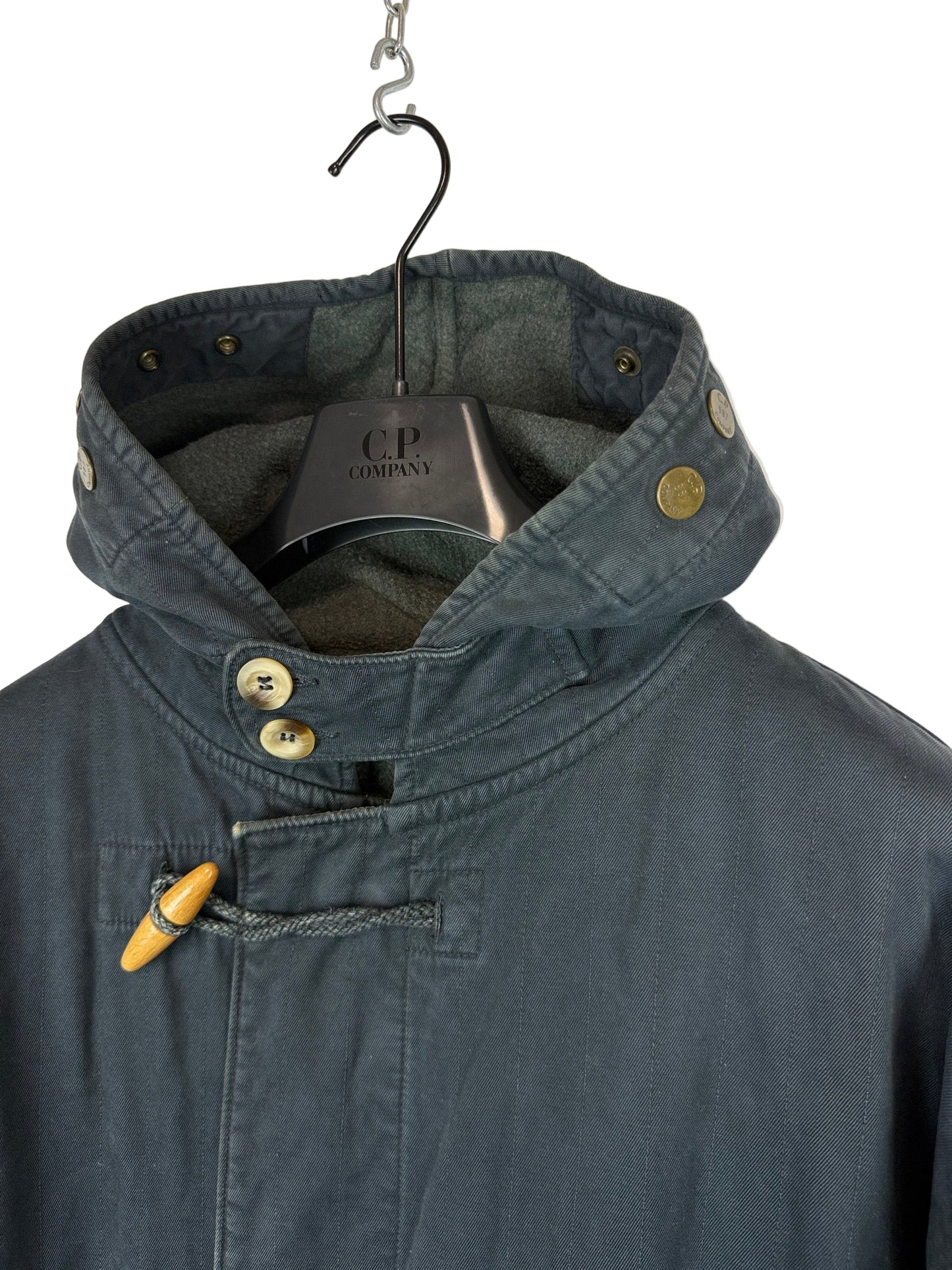 Giacca Montgomery con alamari vintage blu navy C.P. Company - Taglia L