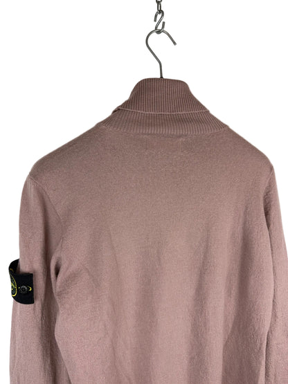 Maglione dolcevita rosa antico Stone Island - Taglia L