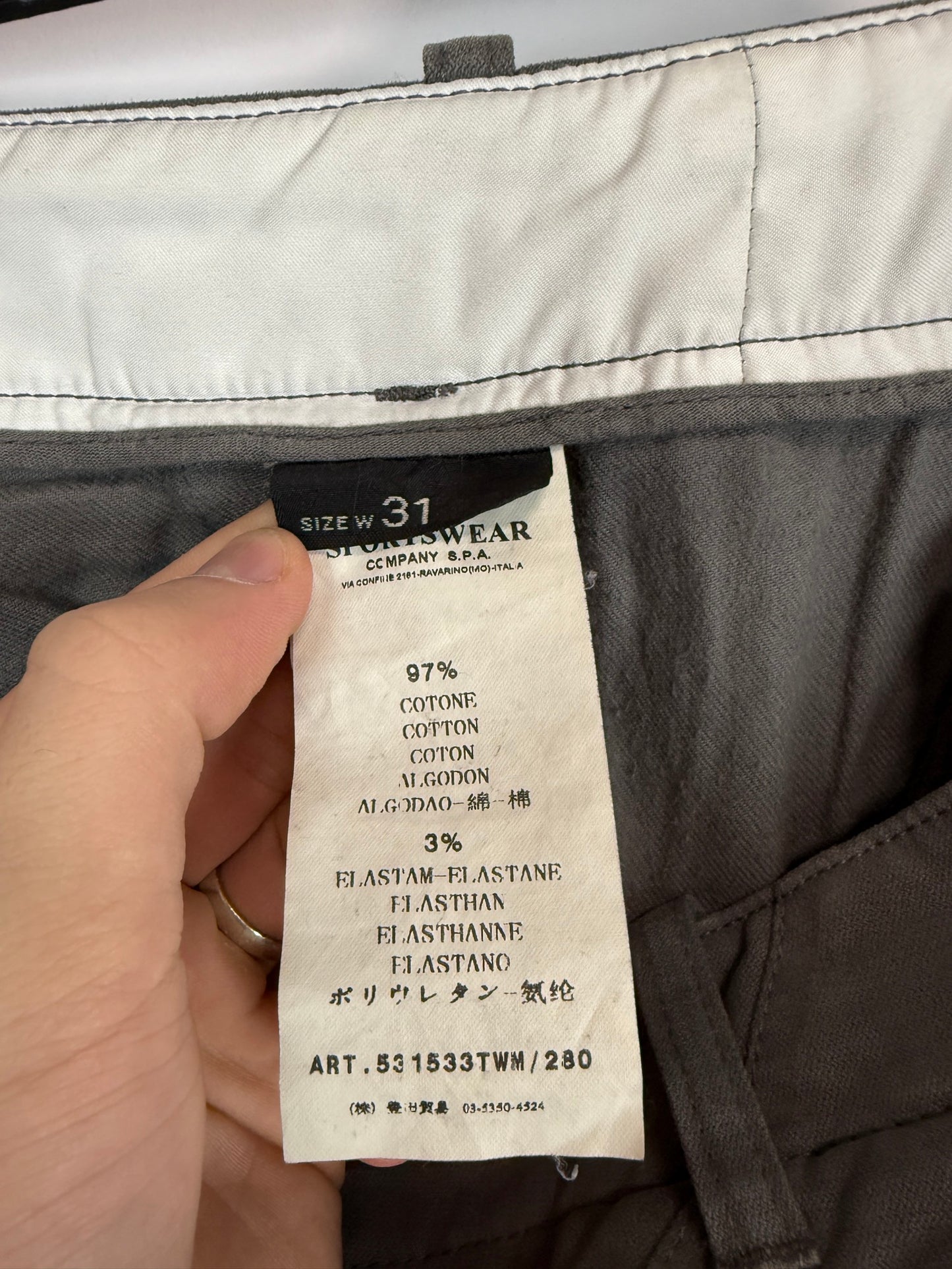 Jeans Vintage grigi Stone Island - Taglia W31