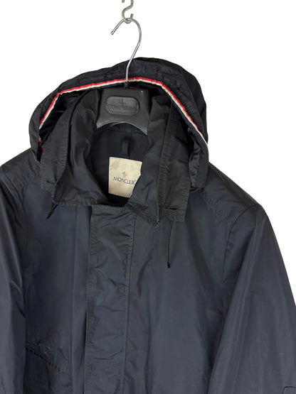 Giacca Ribermont blu navy con cappuccio a scomparsa Moncler - Taglia M