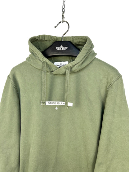 Felpa verde con cappuccio Stone Island - Taglia M