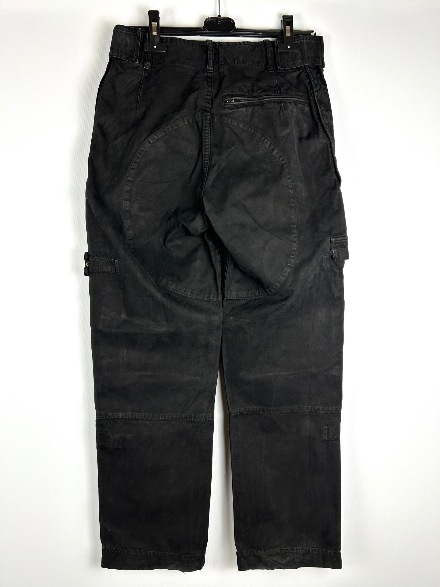 Pantaloni parachute neri Paul Harvey Stone Island - Taglia 48