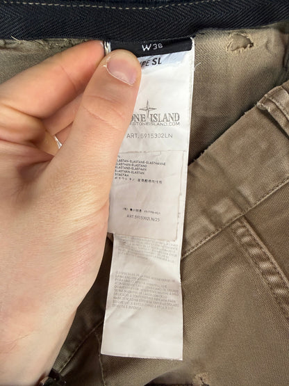 Pantaloni beige Stone Island - Taglia W36