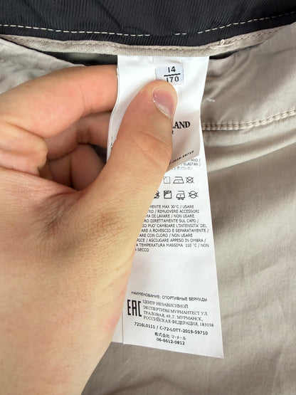 Beige Stone Island Cargo Shorts - Junior Size (14 Years, 170cm)