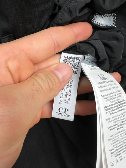 Giacca Chrome-R nera in nylon C.P. Company (nuova con cartellino) - Taglia XL
