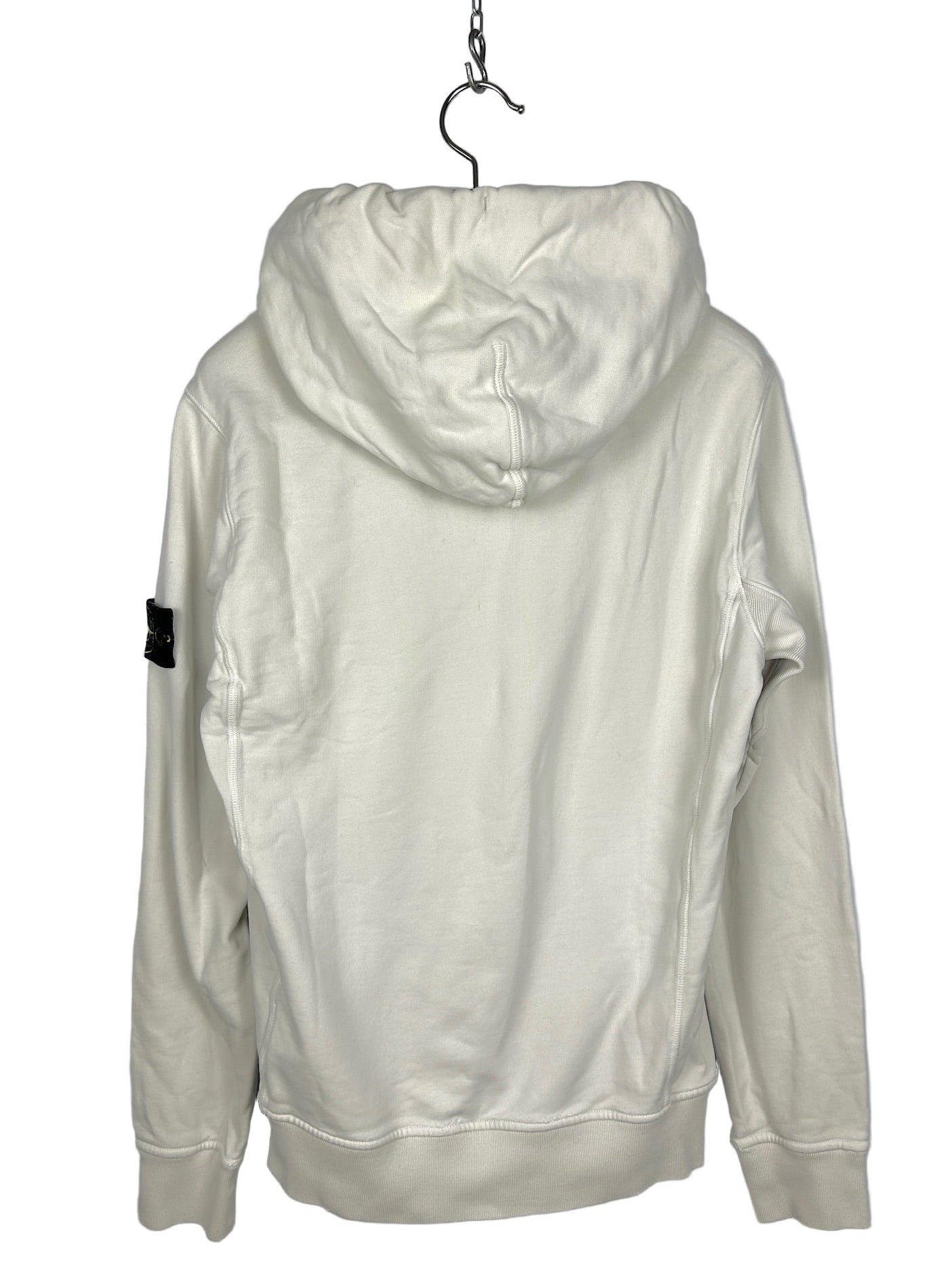 Felpa bianca con cappuccio Stone Island - Taglia M