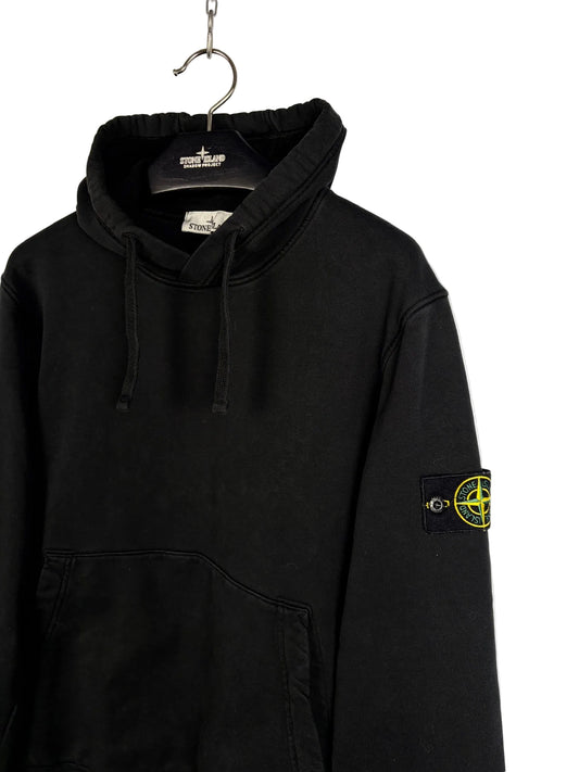 Felpa nera con cappuccio Stone Island 2025 - Taglia L