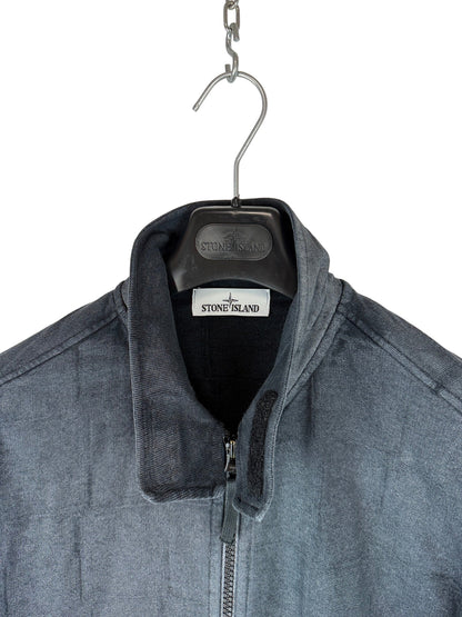 Cardigan grigio con trattamento Dust Colour Stone Island - Taglia L