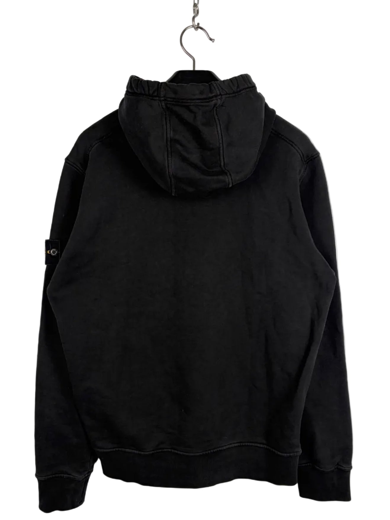 Felpa nera con cappuccio Stone Island 2025 - Taglia L