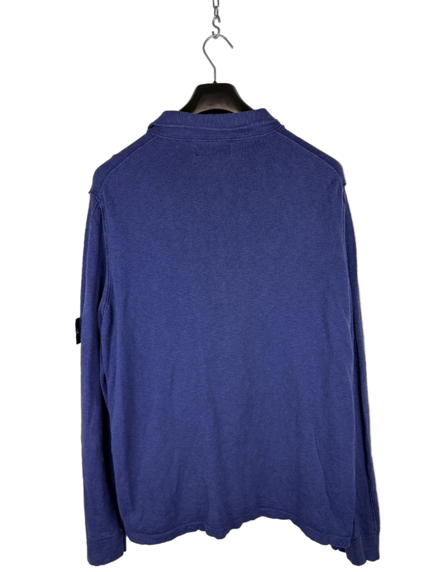 Maglione stile polo blu Stone Island - Taglia 3XL