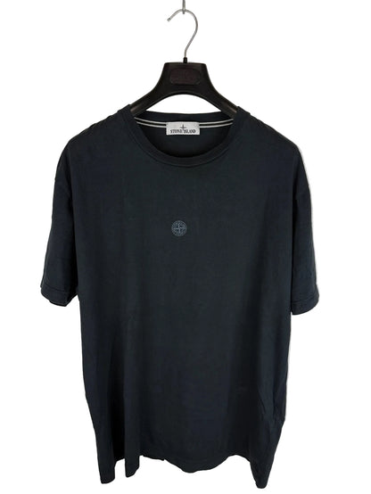 T-shirt nera con stampa Stone Island - Taglia XXL