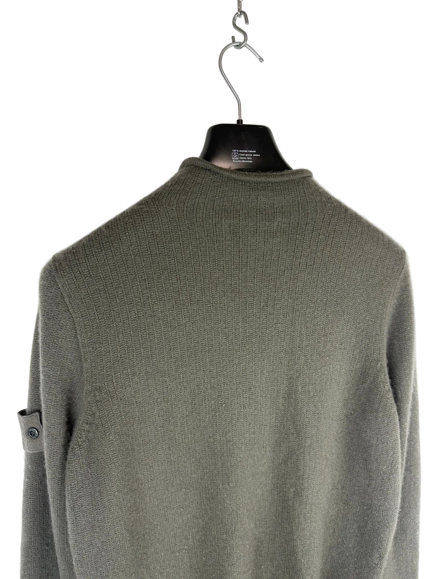 Maglione Ghost grigio con zip Stone Island - Taglia M