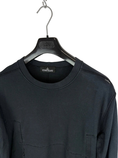Felpa nera Stone Island Shadow Project - Taglia L