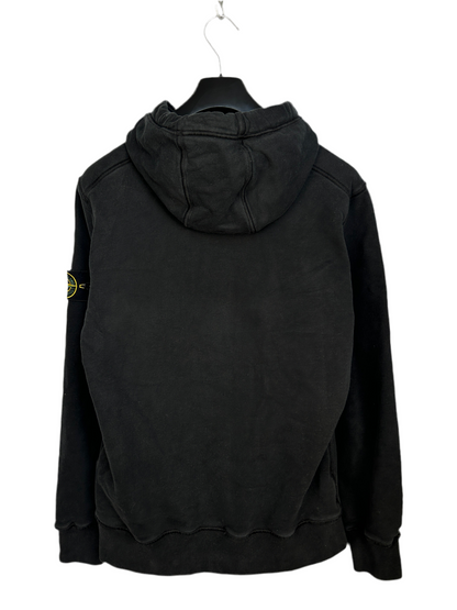 Felpa nera con cappuccio Stone Island - Taglia S