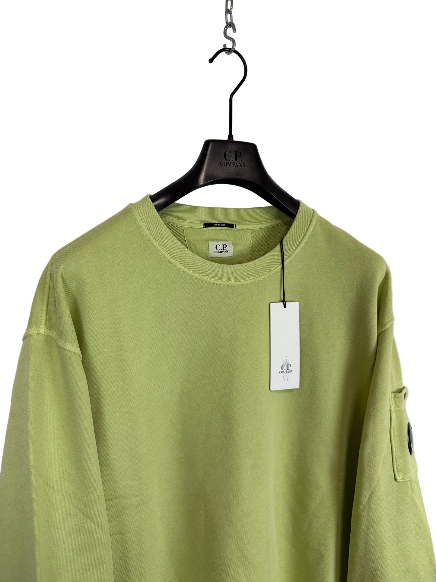 Felpa verde chiaro C.P. Company (nuova con cartellino) - Taglia XXL