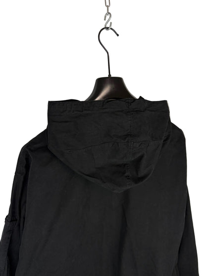 Giacca nera con zip e cappuccio C.P. Company (nuova con cartellino) - Taglia L, XL, XXL