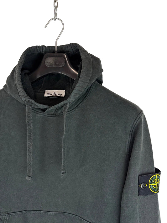Felpa nera con cappuccio Stone Island - Taglia L