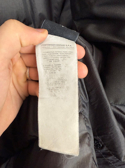 Giacca grigio scuro Garment Dyed Crinkle Reps NY Down Stone Island - Taglia M