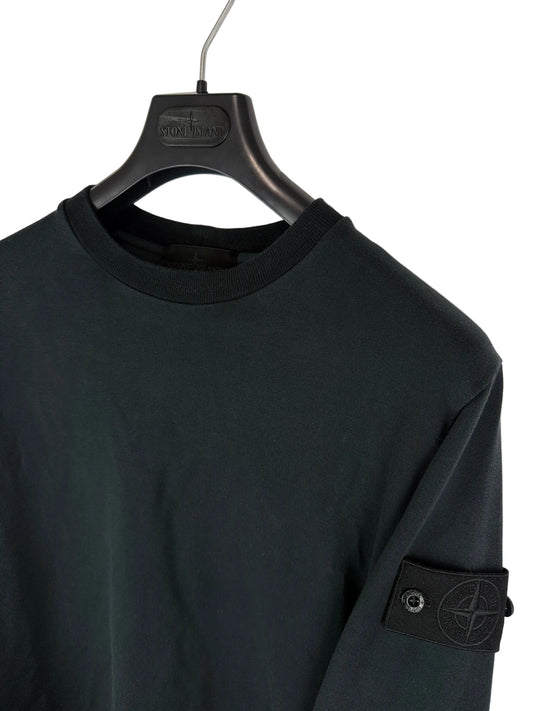 Felpa nera Ghost Stone Island - Taglia S
