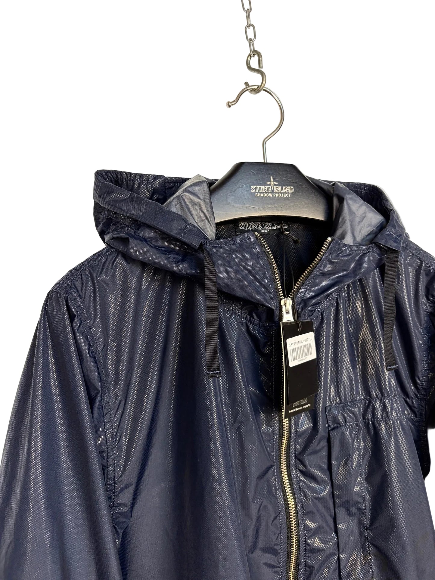 Giacca blu Solo-R Shadow Project Stone Island (nuova con cartellino) - Taglia L