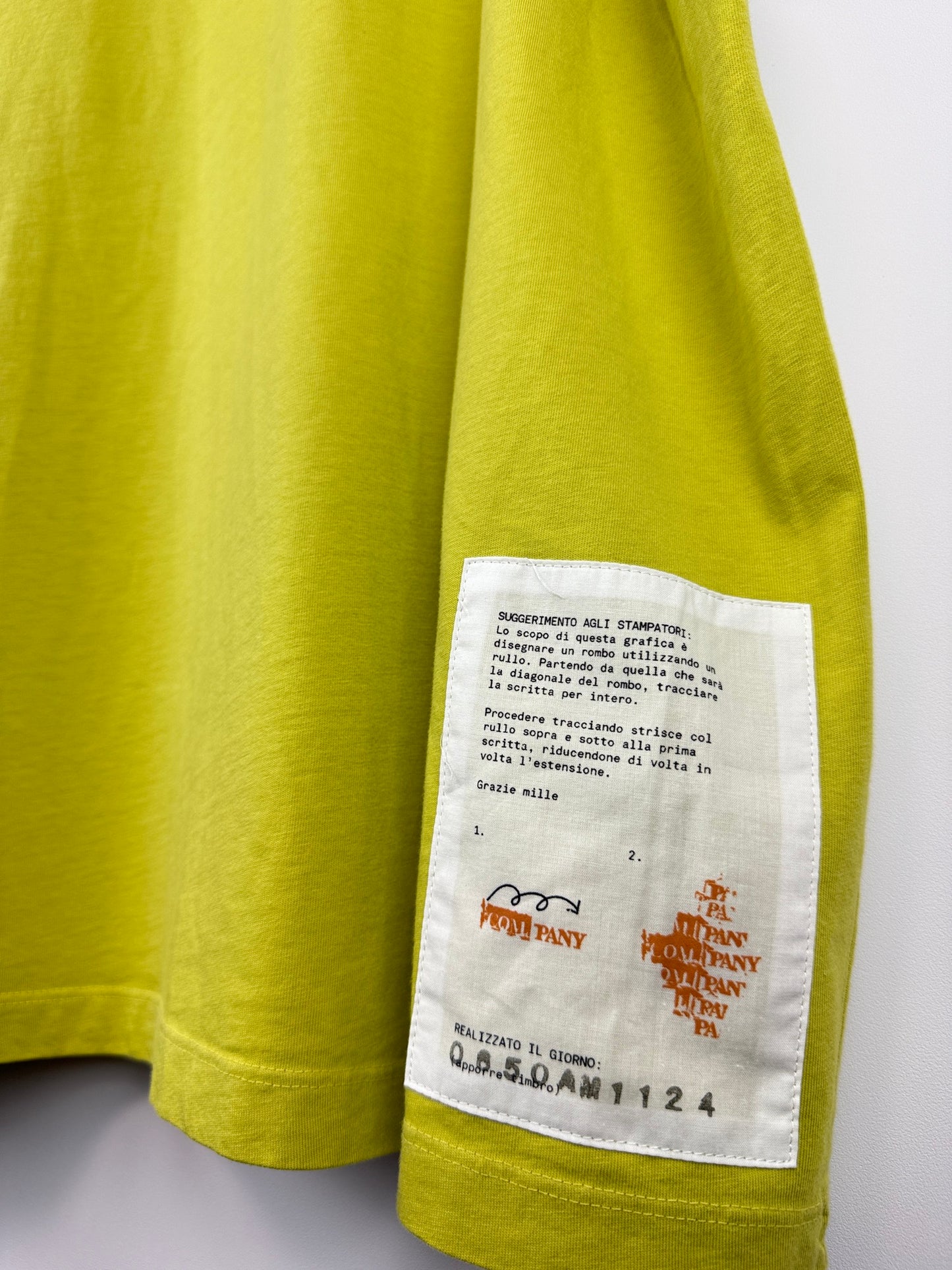 T-shirt verde C.P. Company (nuova con cartellino) - Taglia XXL