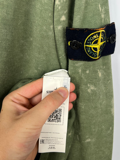 Maglioncino verde tie dye Stone Island - Taglia XL