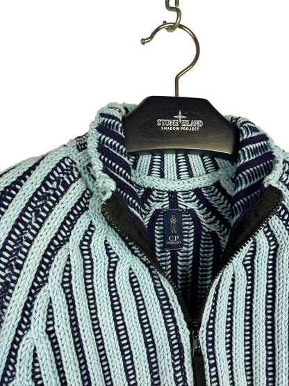 Maglione azzurro con zip C.P. Company - Taglia Junior (10 anni, 140cm)