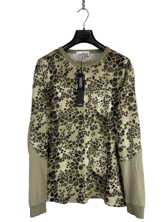 T-shirt a maniche lunghe Alligator Camo Stone Island (nuovo con cartellino) - Taglia L