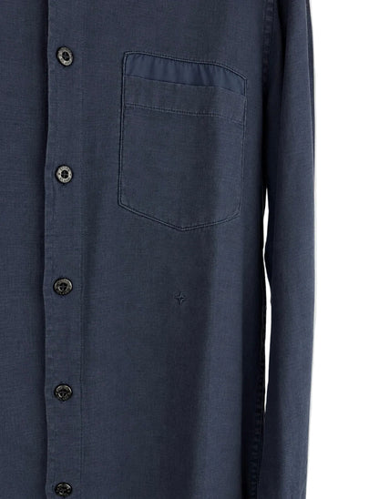 Camicia blu navy Stellina Stone Island - Taglia M