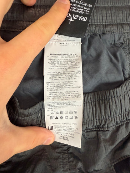 Pantaloni argentati in Nylon Metal Stone Island - Taglia S